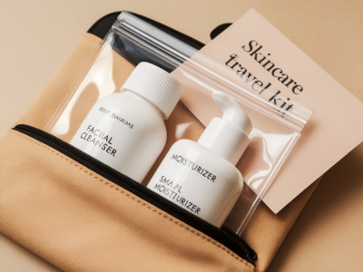 How to build a two-bottle skincare travel kit for flights, hotel rooms and carry-on limits