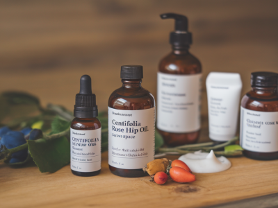 How to build a two-bottle travel skincare kit with Centifolia rose hip oil and one multitasker that saves space