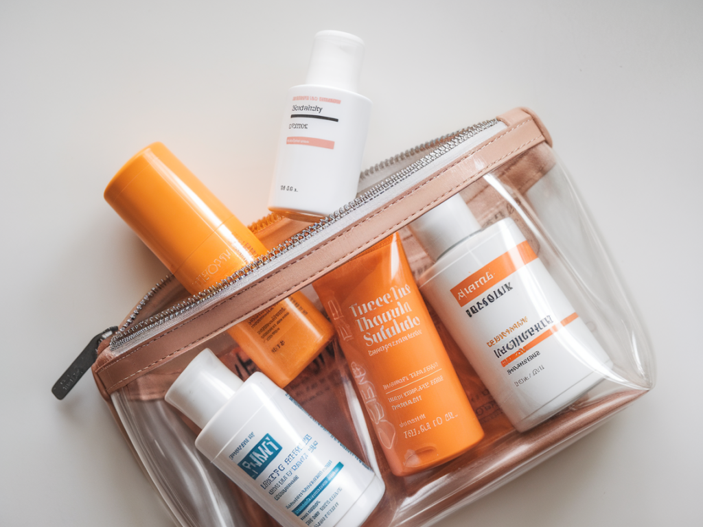 which travel-sized sunscreens survive a week in a hot handbag: my carry-on pouch test